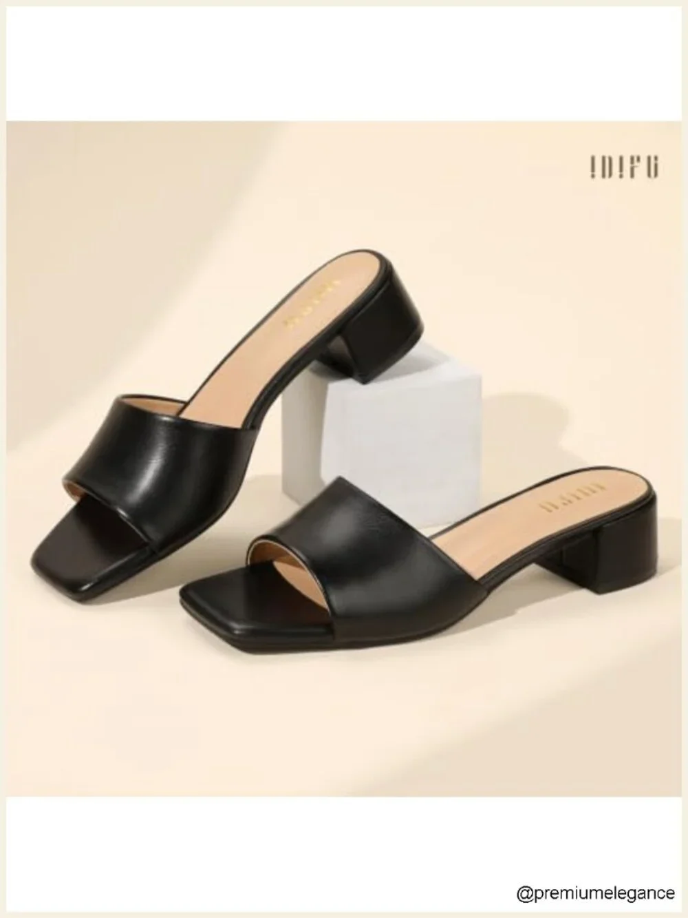 Mesh Heeled Sandals with Chunky Block Heel Mules